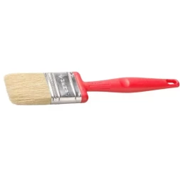 Кисть плоская ЗУБР "БСГ-50", с быстросъемной головой, натуральная щетина, пластмассовая ручка, 50мм 4-01050-050