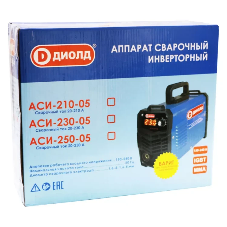 Аппарат сварочный инверторный Диолд АСИ 250-05 купить в Магнитогорске