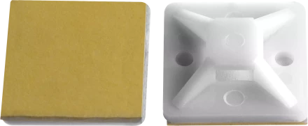 Площадки под хомут-стяжку ПХС самоклеющиеся белые нейлоновые серия МАСТЕР купить в Магнитогорске