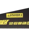 Ножовка универсальная (пила) STAYER BlackMAX 450 мм, 7TPI, тефлон покрытие, рез вдоль и поперек волокон, для средних заготовок, фанеры, ДСП, МДФ 2-15081-45 купить в Магнитогорске