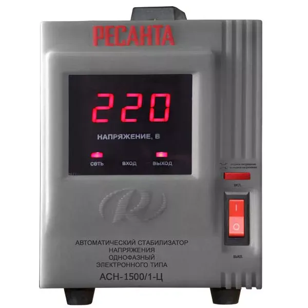Стабилизатор Ресанта АСН-1500 / 1- Ц купить в Магнитогорске