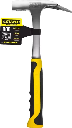 Молоток КРОВЕЛЬЩИКА STRIKE 600г цельнометаллический, STAYER Professional 20205 20205 купить в Магнитогорске
