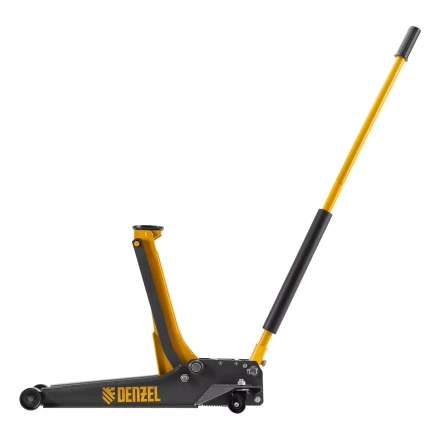 Домкрат гидравлический подкатной Denzel 51271, 3 т, 85-610 мм, быстрый подъем, низ. подхват, проф, SUV купить в Магнитогорске