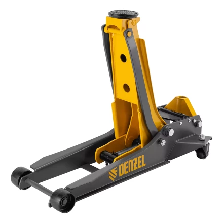 Домкрат гидравлический подкатной Denzel 51271, 3 т, 85-610 мм, быстрый подъем, низ. подхват, проф, SUV купить в Магнитогорске