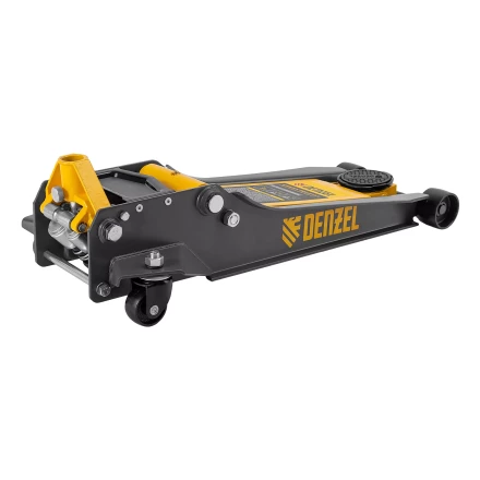 Домкрат гидравлический подкатной Denzel 51271, 3 т, 85-610 мм, быстрый подъем, низ. подхват, проф, SUV купить в Магнитогорске