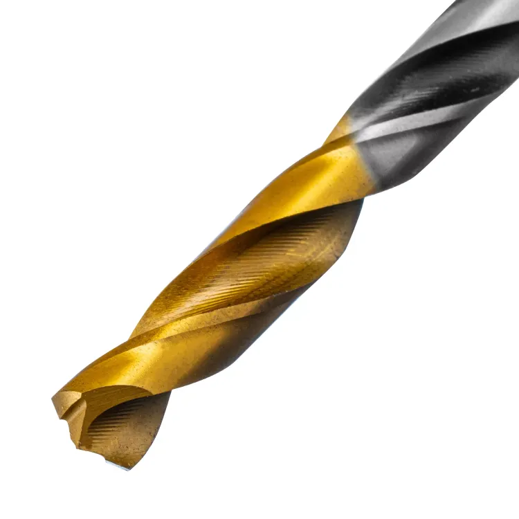 Сверло спиральное по металлу Denzel 6,5 x 93мм, Р6М5, Golden Tip, многогранная заточка, 718279 купить в Магнитогорске