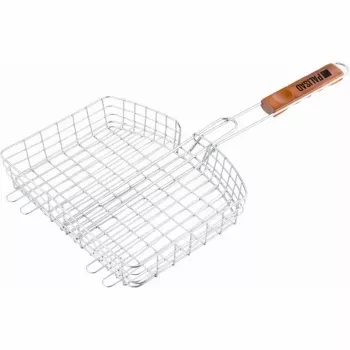 Решетка гриль 305х235*55мм объемная хромир PALISAD Camping 69559 купить в Магнитогорске