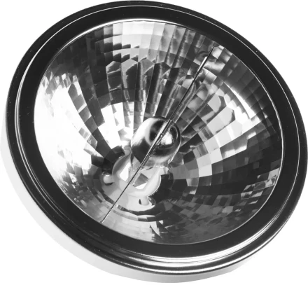 Лампа галогенная СВЕТОЗАР алюм. отражатель, угол 24гр, цоколь G53, диаметр 111мм, 75Вт, 12В SV-44747-24 купить в Магнитогорске