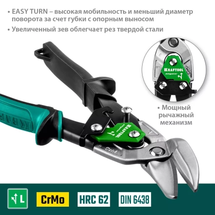 Ножницы по металлу двухрычажные Alligator 2328-OL купить в Магнитогорске