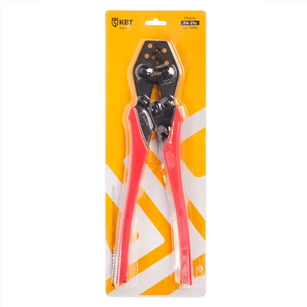 Пресс-клещи КВТ ПК-25у с матрицей для опрессовки неизолированных медных наконечников до 25 мм (90954) купить в Магнитогорске