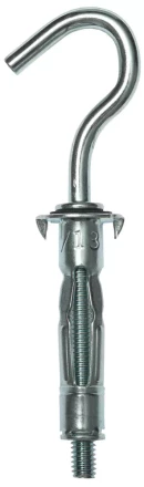 Анкер ЗУБР для пустотелых конструкций оцинкованный, с полукольцом, М4х32х13мм, ТФ6, 2шт 4-302516-04-032 купить в Магнитогорске