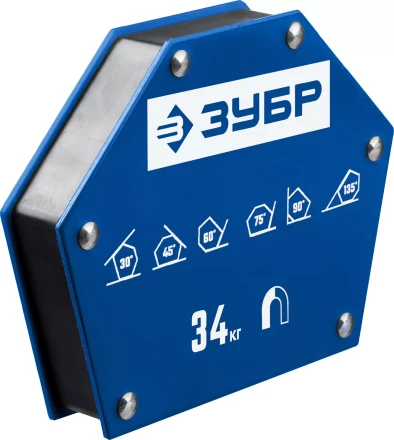 ЗУБР УМ-6, 34 кг, угольник магнитный для сварочных работ, Профессионал (40055-34) купить в Магнитогорске