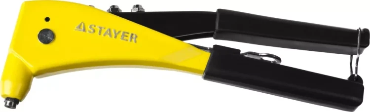 Заклепочник, STAYER ProFix "RX600", литой корпус, для заклепок d=2,4 / 3,2 / 4,0 / 4,8 мм - алюминий и сталь купить в Магнитогорске